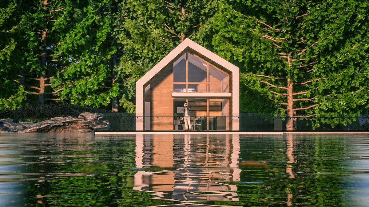 'Video thumbnail for Twinmotion 2021.1.4 Modern House Design | Twinmotion 2021.1.4 Lake House'